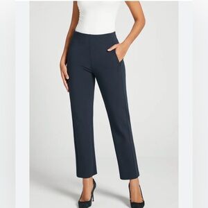 Betabrand Women’s Classic Dress Pant Yoga Pant | Bootcut Black XL Pe…‎